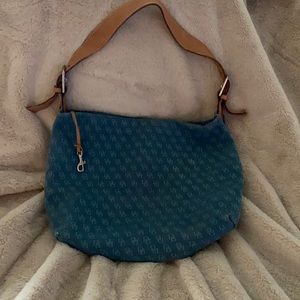 Large Blue Dooney and Bourke Purse